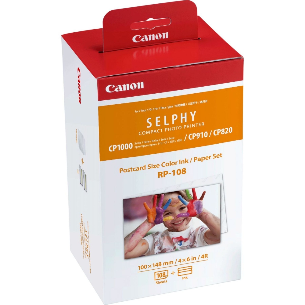 Immagine di CARTA PHOTO CANON KIT + SET CARTUCCE RP-108 8568B001