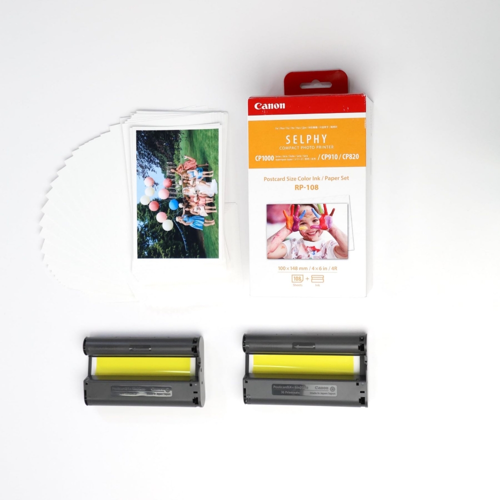 Immagine di CARTA PHOTO CANON KIT + SET CARTUCCE RP-108 8568B001