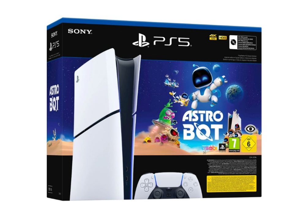 Immagine di CONSOLE PS5 DIGITAL EDITION SLIM 1TB SONY BUNDLE ASTRO BOT WHITE ITALIA