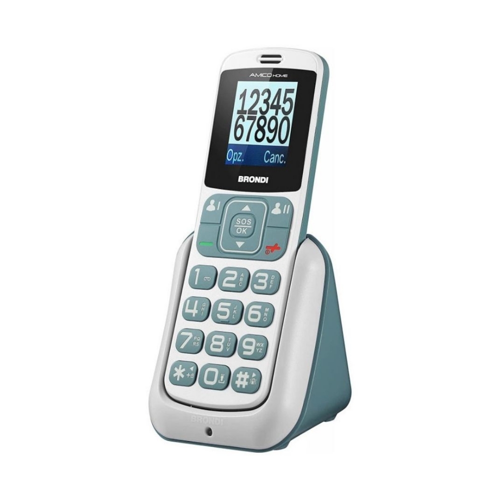 Immagine di CELLULARE BRONDI AMICO HOME DUOS WHITE / GREY ITALIA