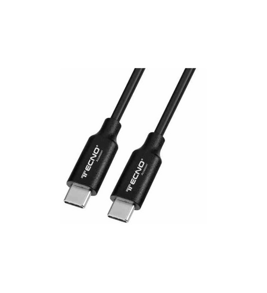 Immagine di CAVO DATI/CARICA PER SMARTPHONE TYPE-C/TYPE C 1M TECNO ACCESSORI TC-171