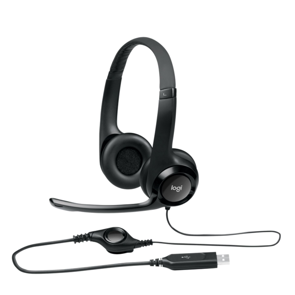 Immagine di CUFFIE + MICROFONO USB LOGITECH 981-000406
