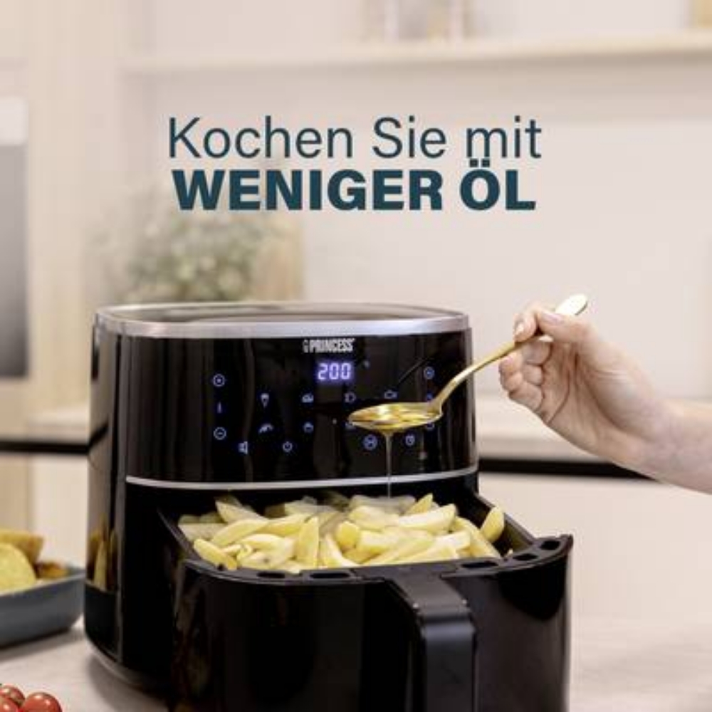 Immagine di FRIGGITRICE AD ARIA CALDA 4 LT PRINCESS 1350W 182238 NERO