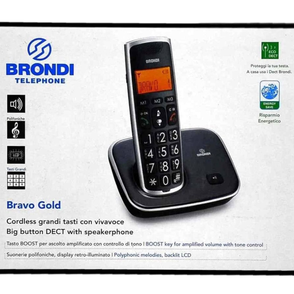Immagine di CORDLESS BRONDI BRAVO GOLD 2 BLACK