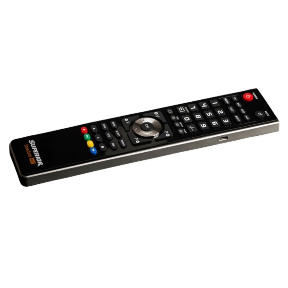 Immagine di TELECOMANDO UNIVERSALE PER TV SUPERIOR FREEDOM USB 4IN1 BLACK SUPTUB003