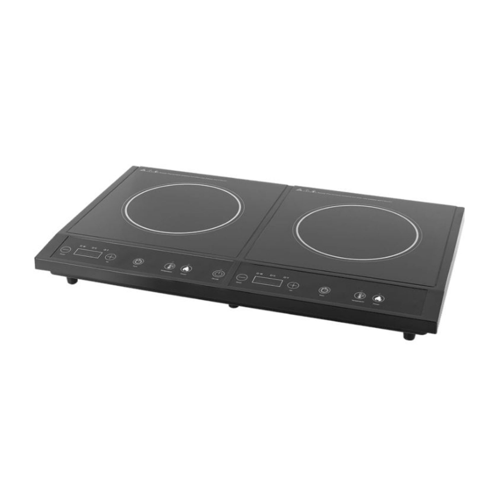 Immagine di PIASTRA DA COTTURA A INDUZIONE DOPPIA 1400W/2000W TRISTAR IK-6162 BLACK