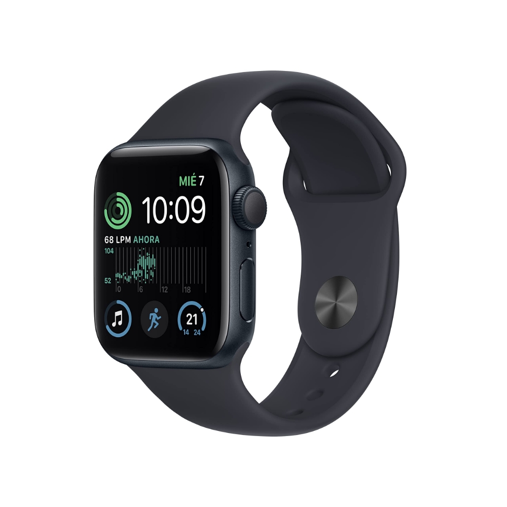 Immagine di SMARTWATCH APPLE WATCH SE 2 40MM GPS ALLUMINIO MEZZANOTTE CON CINTURINO SPORT MEZZANOTTE M/L MXE93QF/A