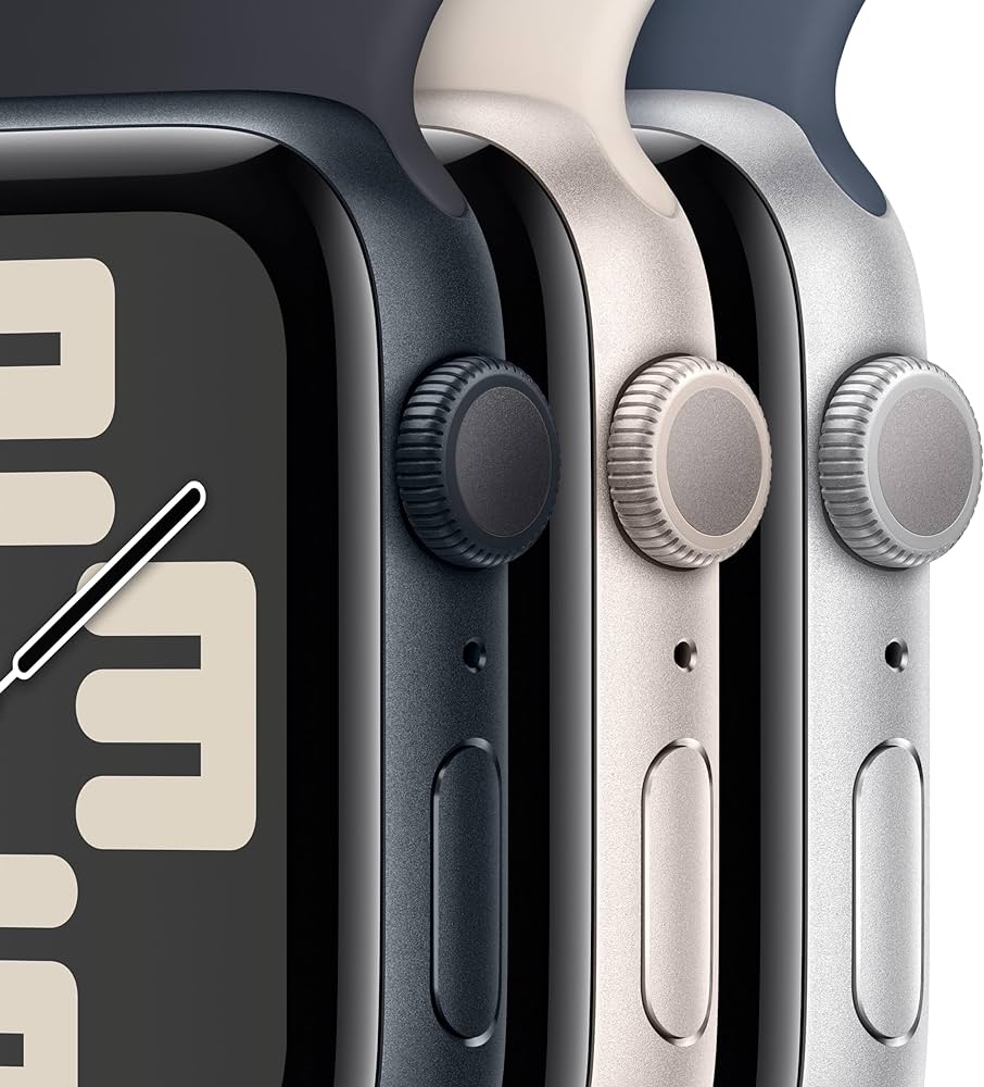 Immagine di SMARTWATCH APPLE WATCH SE 2 40MM GPS ALLUMINIO MEZZANOTTE CON CINTURINO SPORT MEZZANOTTE M/L MXE93QF/A