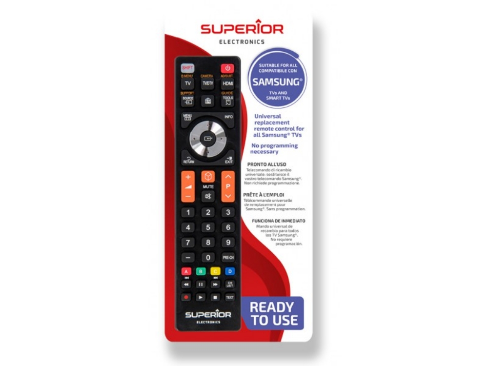 Immagine di TELECOMANDO UNIVERSALE PER SAMSUNG SUPERIOR SUPTRB008