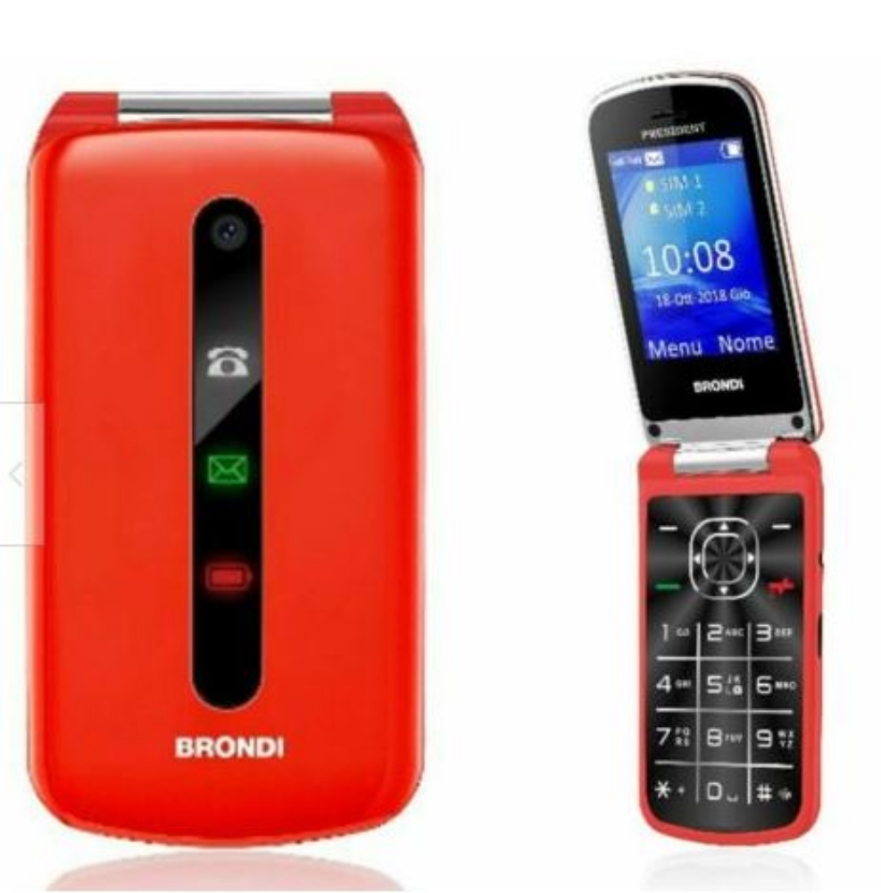 Immagine di CELLULARE BRONDI PRESIDENT DUOS RED ITALIA