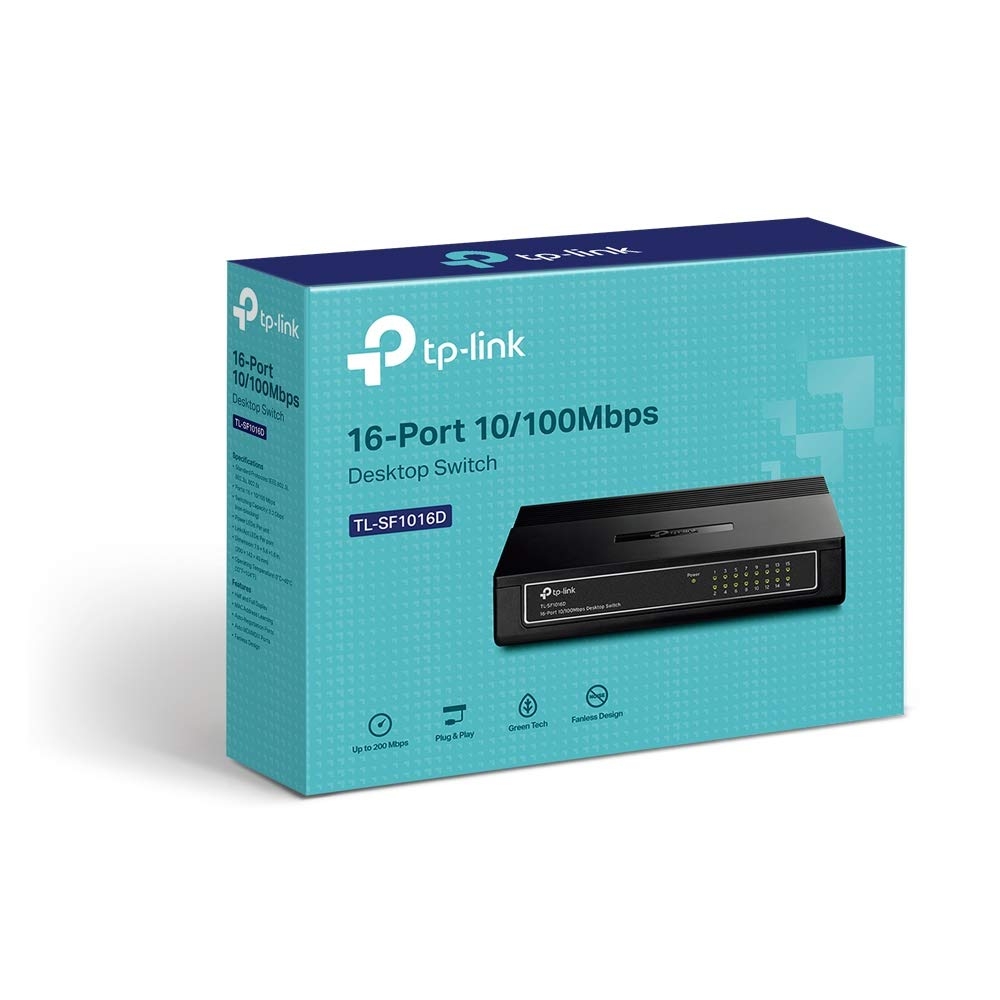 Immagine di HUB SWITCH 16 PORTE TP-LINK TL-SF1016D