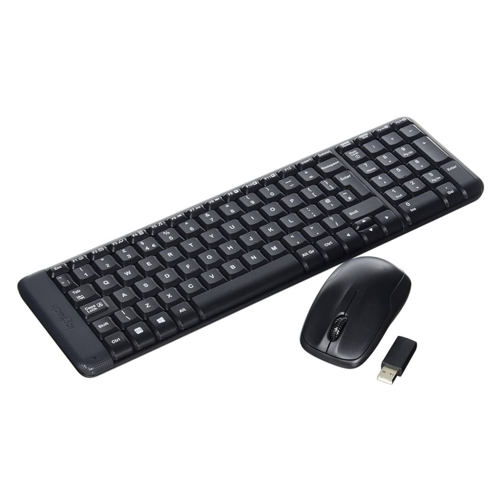 Picture of TASTIERA + MOUSE OTTICO WIRELESS LOGITECH COMBO MK220 920-003721 NERO