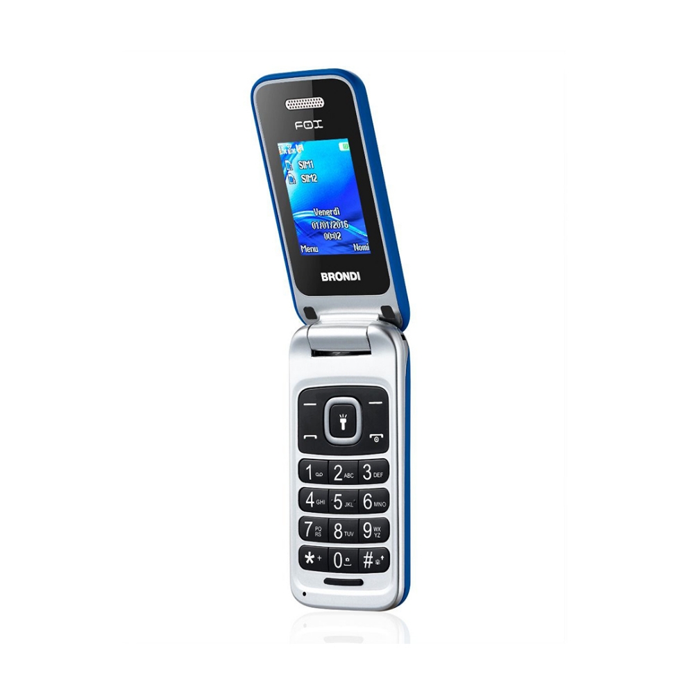 Immagine di CELLULARE BRONDI FOX DUOS AZZURRO ITALIA