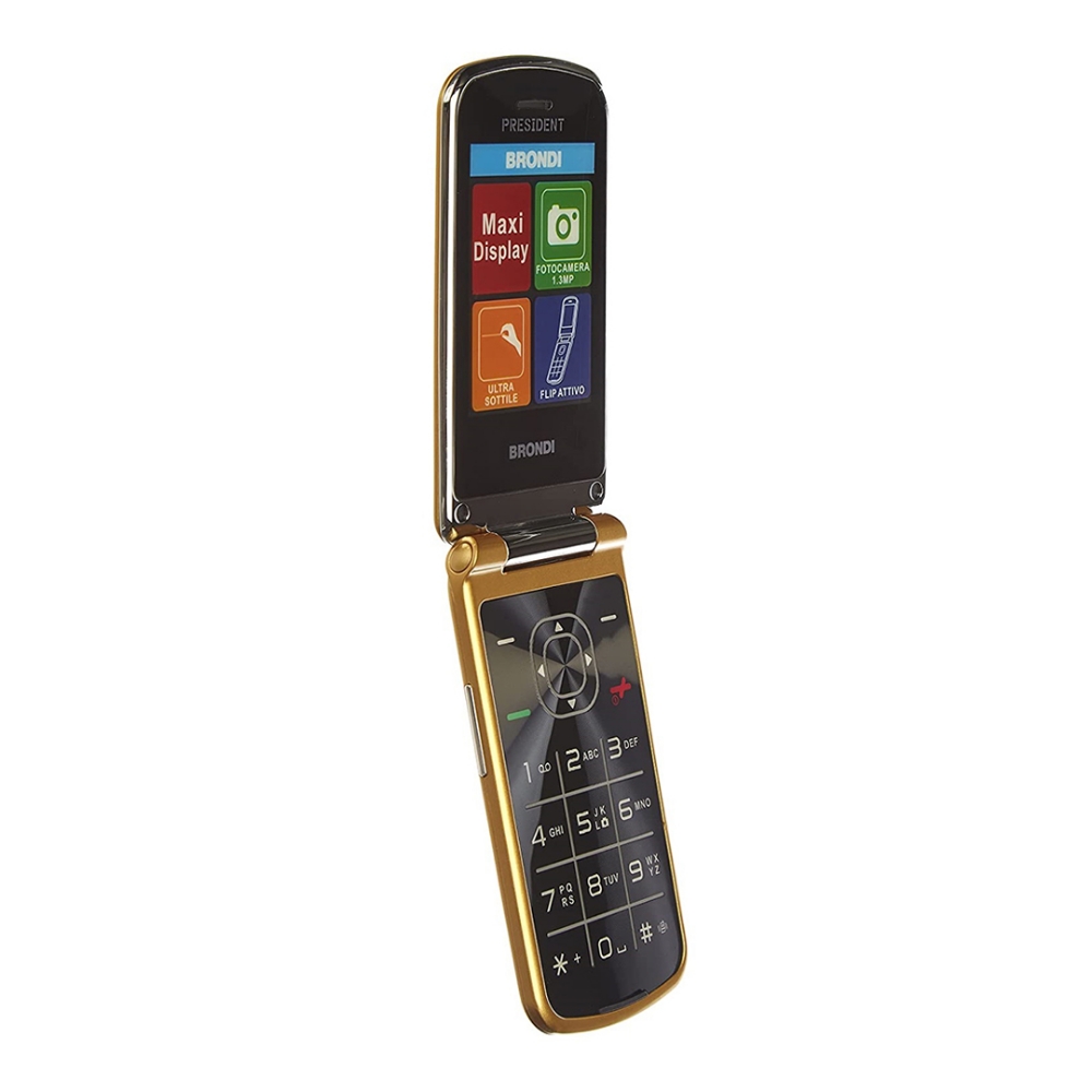Immagine di CELLULARE BRONDI PRESIDENT DUOS GOLD ITALIA