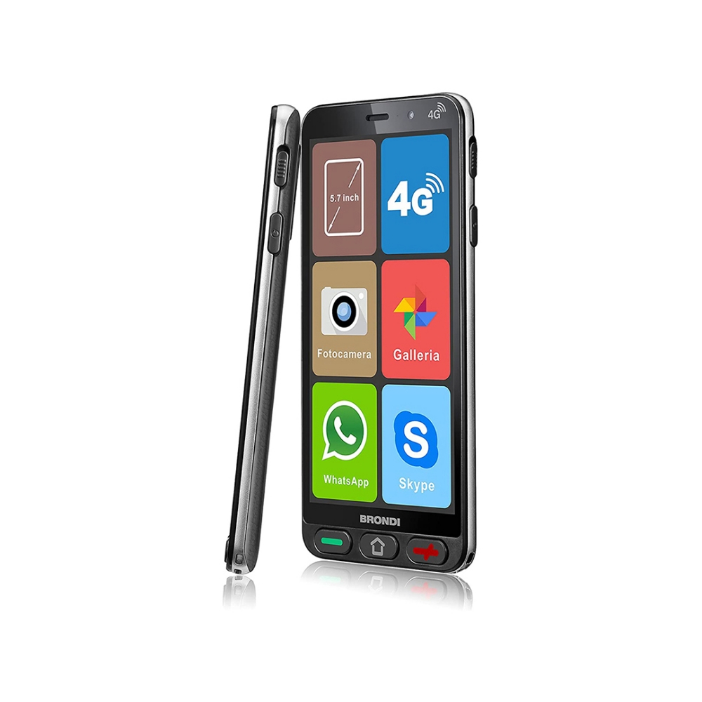 Immagine di CELLULARE BRONDI AMICO SMARTPHONE BLACK ITALIA