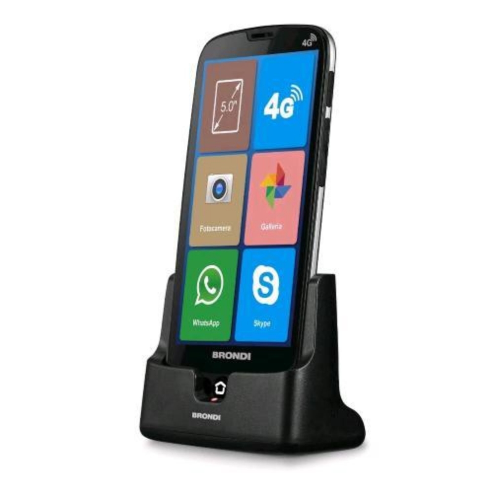 Immagine di CELLULARE BRONDI AMICO SMARTPHONE BLACK ITALIA