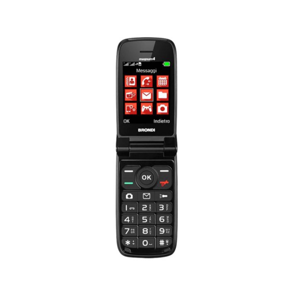Immagine di CELLULARE BRONDI MAGNUM 4 DUOS BLACK ITALIA