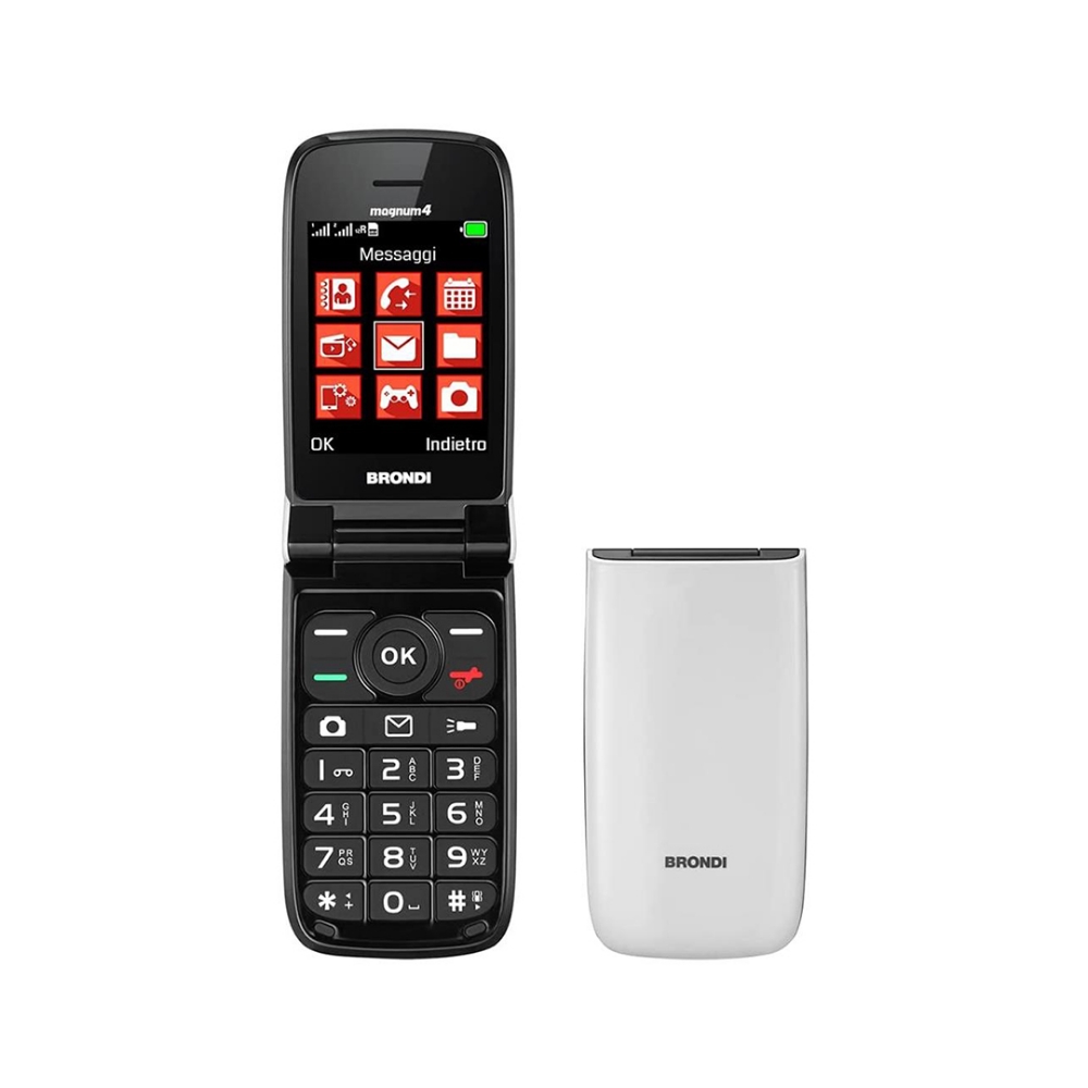 Immagine di CELLULARE BRONDI MAGNUM 4 DUOS WHITE ITALIA