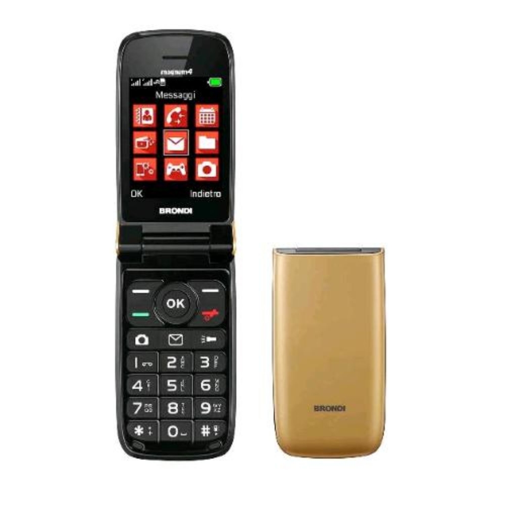 Immagine di CELLULARE BRONDI MAGNUM 4 DUOS GOLD ITALIA