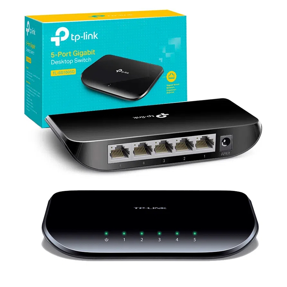 Immagine di HUB SWITCH 05 PORTE TP-LINK TL-SG1005D V.9