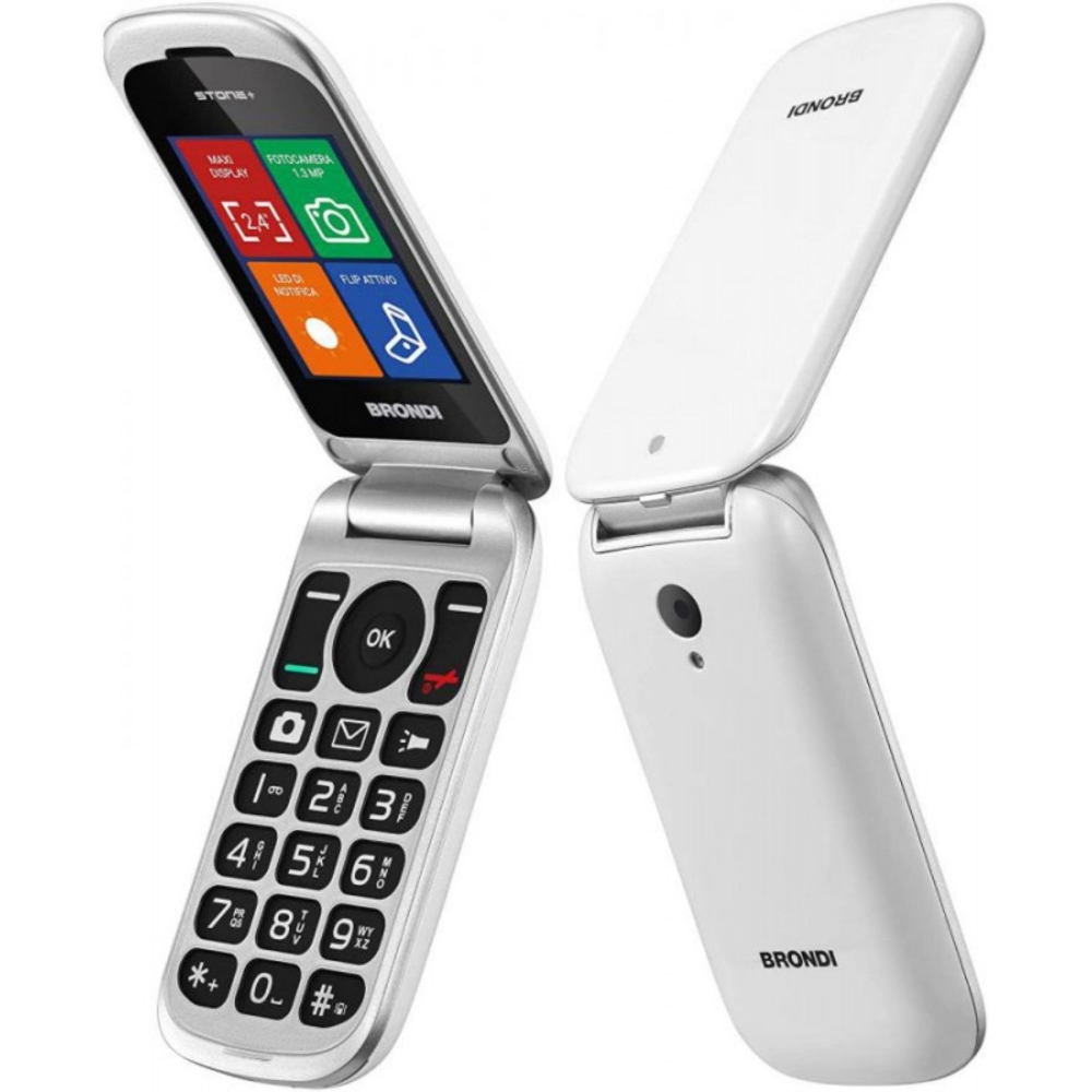 Immagine di CELLULARE BRONDI STONE+ DUOS WHITE ITALIA