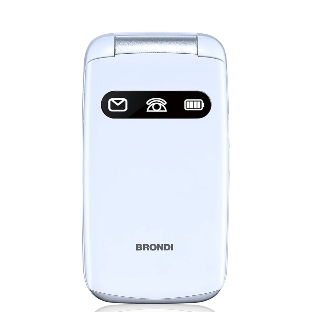 Immagine di CELLULARE BRONDI FAVOLOSO DUOS WHITE METAL ITALIA