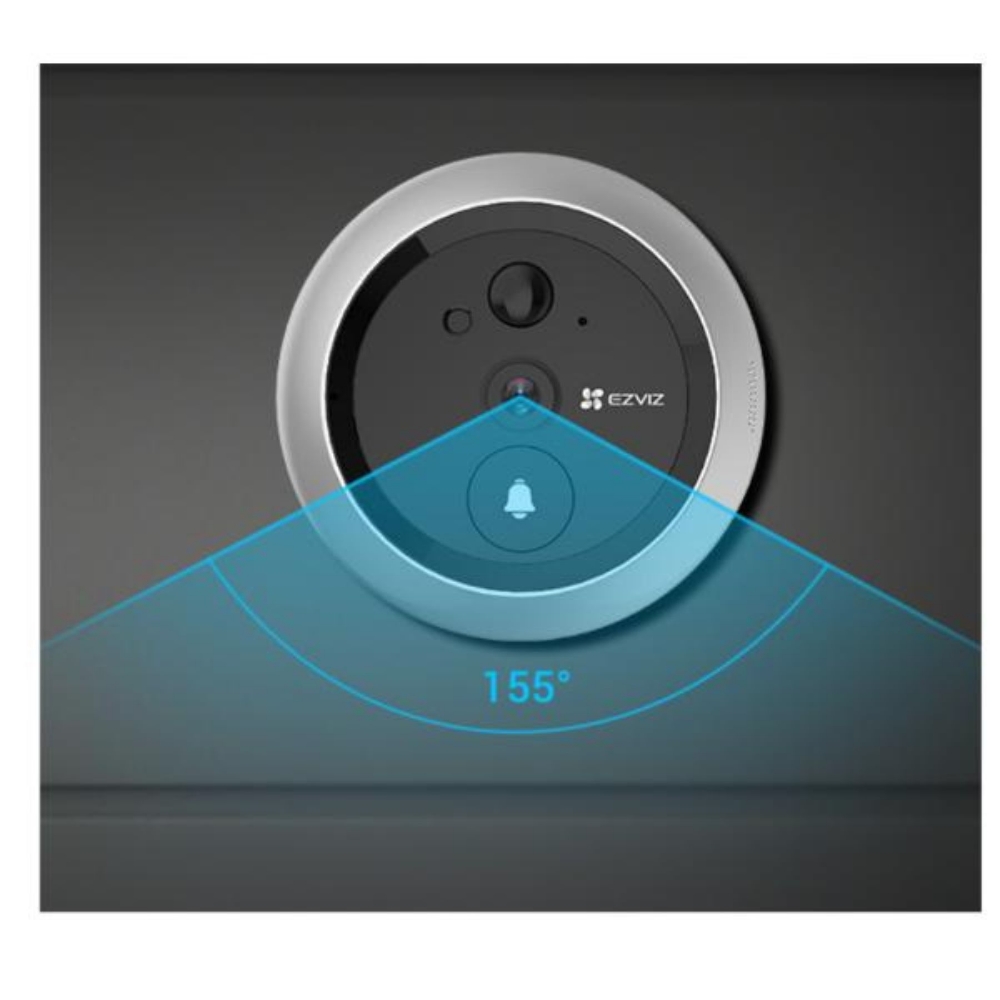 Immagine di SPIONCINO DIGITALE SMART EZVIZ CS-DP2C - DISPLAY 4.3" WIFI FULLHD AUDIO BIDIREZIONALE H265