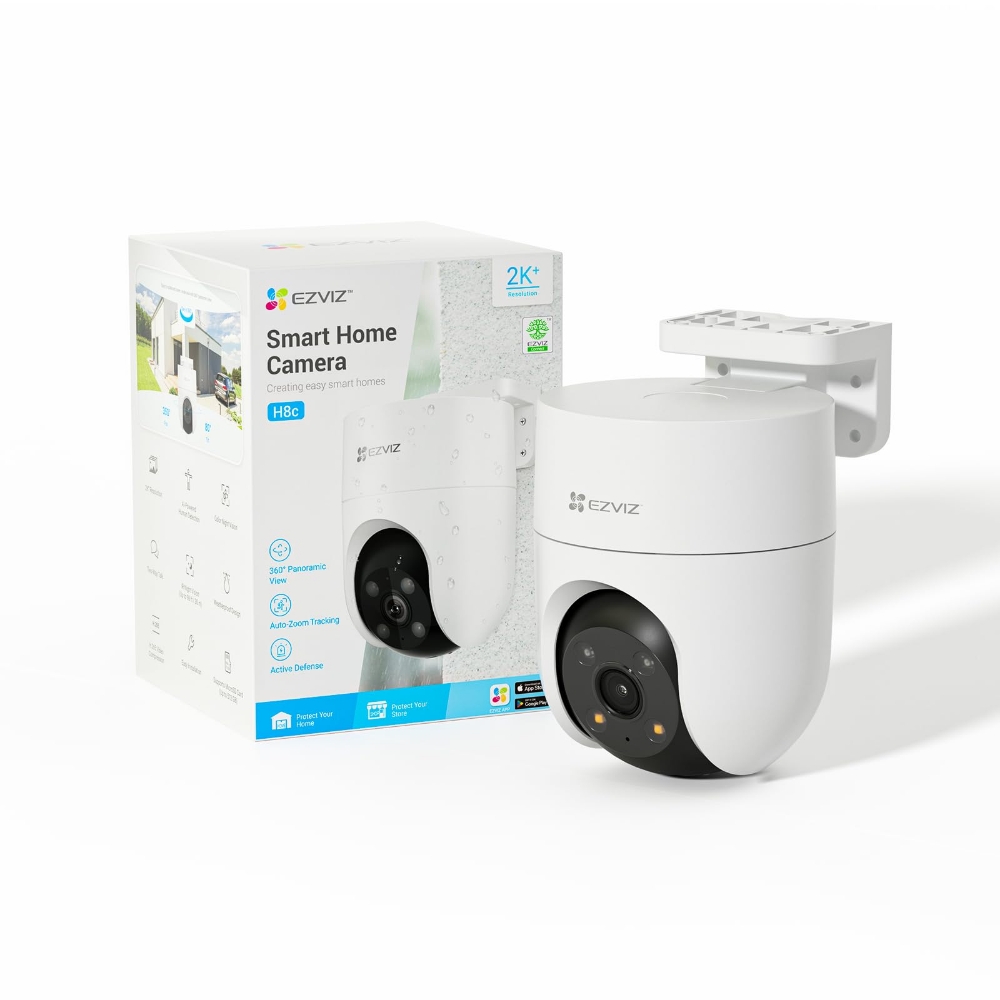 Immagine di TELECAMERA DI VIDEOSORVEGLIANZA DA ESTERNO EZVIZ 2K POE CS-H8C