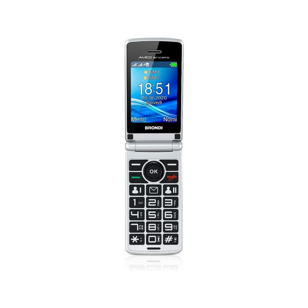 Immagine di CELLULARE BRONDI SINCERO DUOS GRIGIO ITALIA