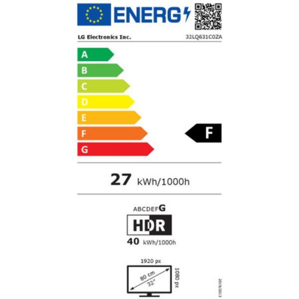 Picture of TV LED 32" LG 32LQ631C FULL HD SMART TV EUROPA BLACK