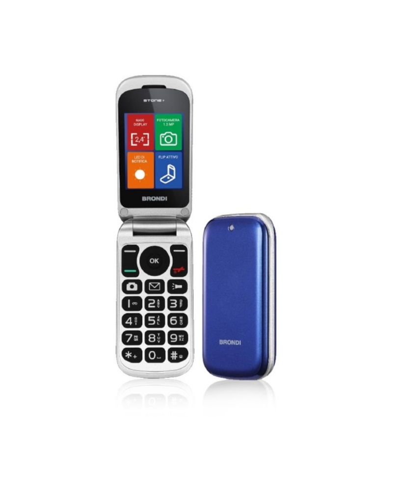 Immagine di CELLULARE BRONDI STONE+ DUOS BLUE ITALIA