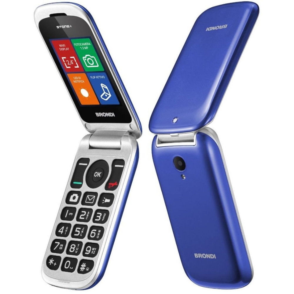 Immagine di CELLULARE BRONDI STONE+ DUOS BLUE ITALIA