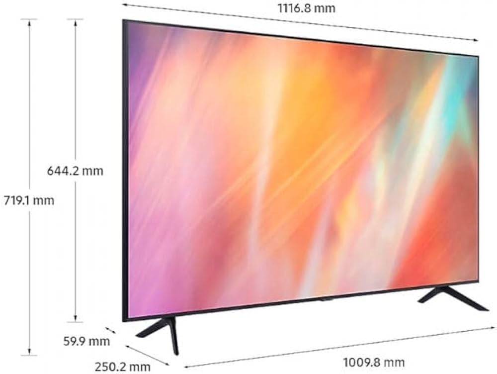 Picture of TV LED 43" SAMSUNG 4K UE43DU7172 SMART TV EUROPA BLACK