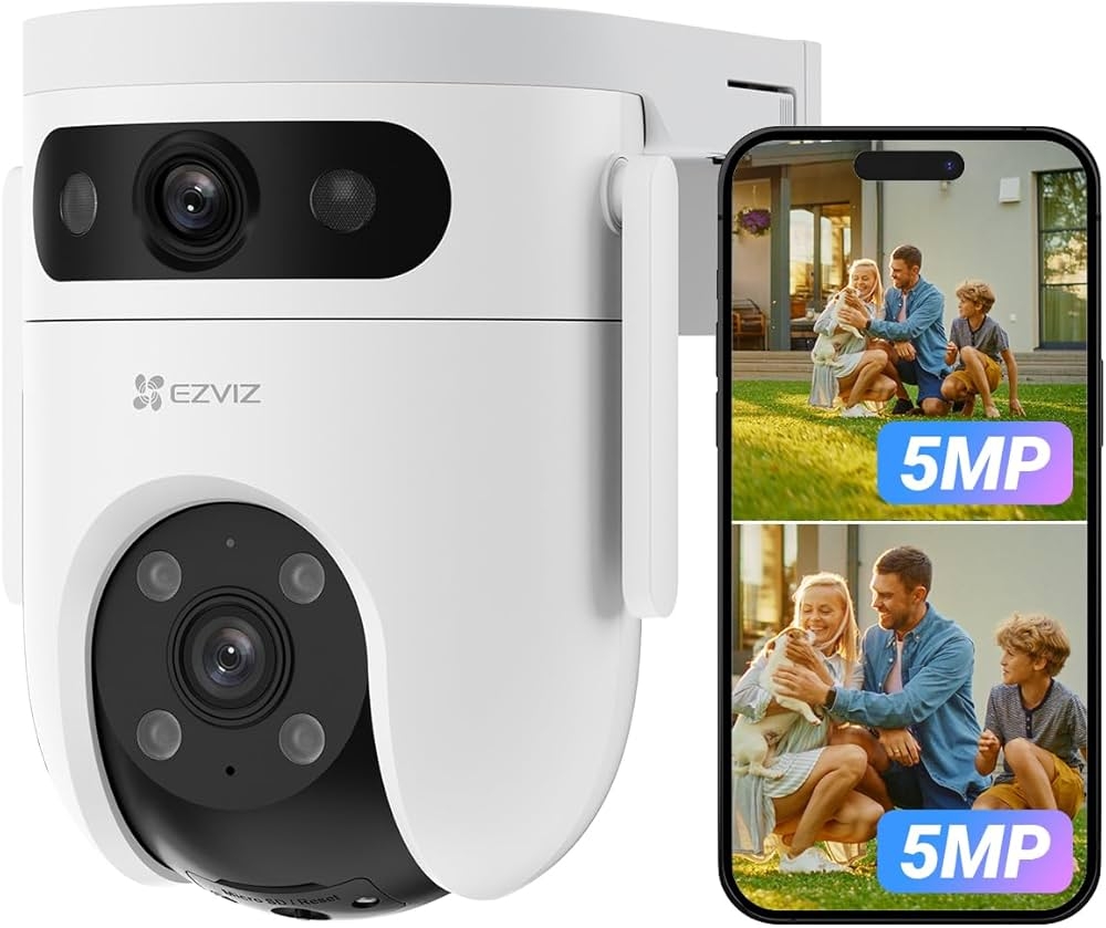 Immagine di TELECAMERA DI VIDEOSORVEGLIANZA DA ESTERNO EZVIZ WI-FI DUAL 3K+3K CS-H9C