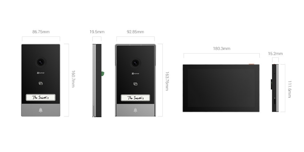 Immagine di VIDEOCITOFONO SMART EZVIZ HP7