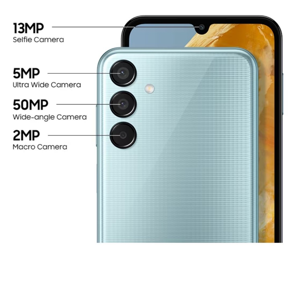 Immagine di SMARTPHONE SAMSUNG M15 5G GALAXY M156 128GB DUOS LIGHT BLUE