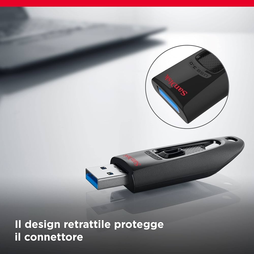 Immagine di MEMORIA USB 32GB 3.0 SANDISK SDCZ48-032G-U46
