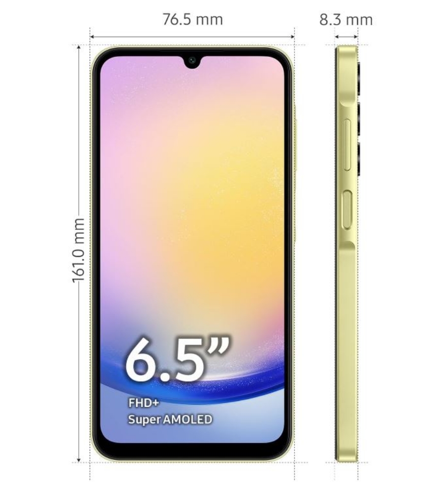 Immagine di SMARTPHONE SAMSUNG A256 GALAXY A25 5G 8+256GB DUOS YELLOW ITALIA