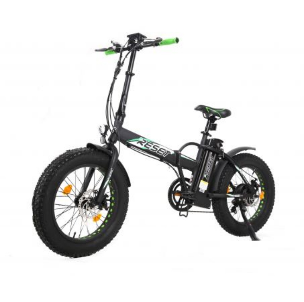 Immagine di BICICLETTA ELETTRICA 250W RESET YOUNG NERO/VERDE