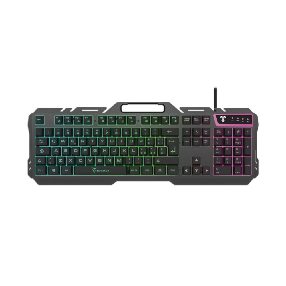 Picture of TASTIERA USB GAMING TECHMADE TM-GK023 METALLICA CON LED RGB