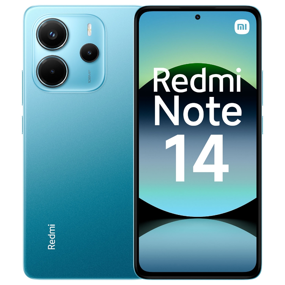 Picture of SMARTPHONE XIAOMI REDMI NOTE 14 4G 8+256GB DUOS OCEAN BLUE ITALIA