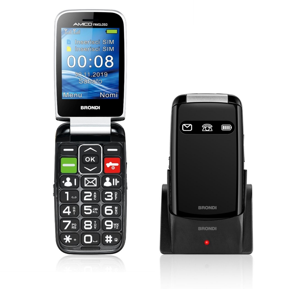 Immagine di CELLULARE BRONDI FAVOLOSO DUOS BLACK ITALIA