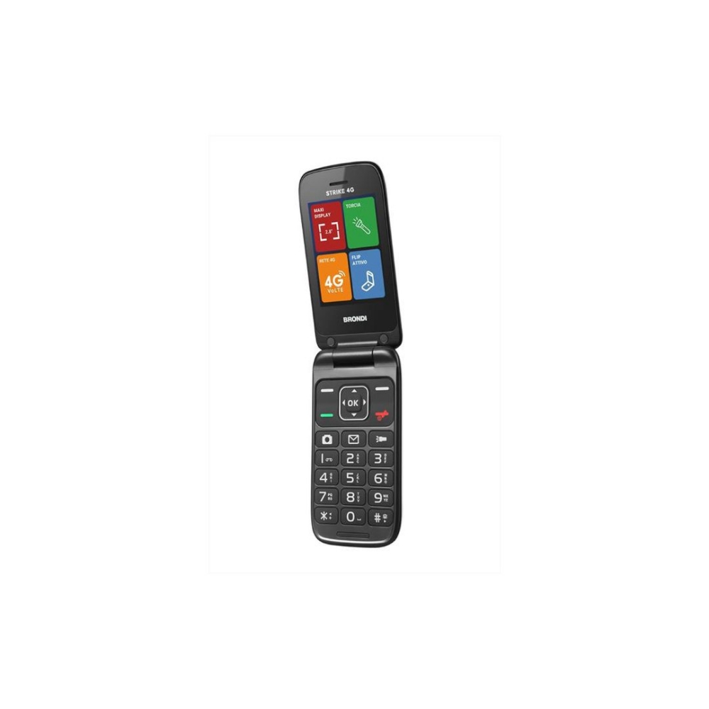 Immagine di CELLULARE BRONDI STRIKE 4G DUOS LIGHT GREY ITALIA