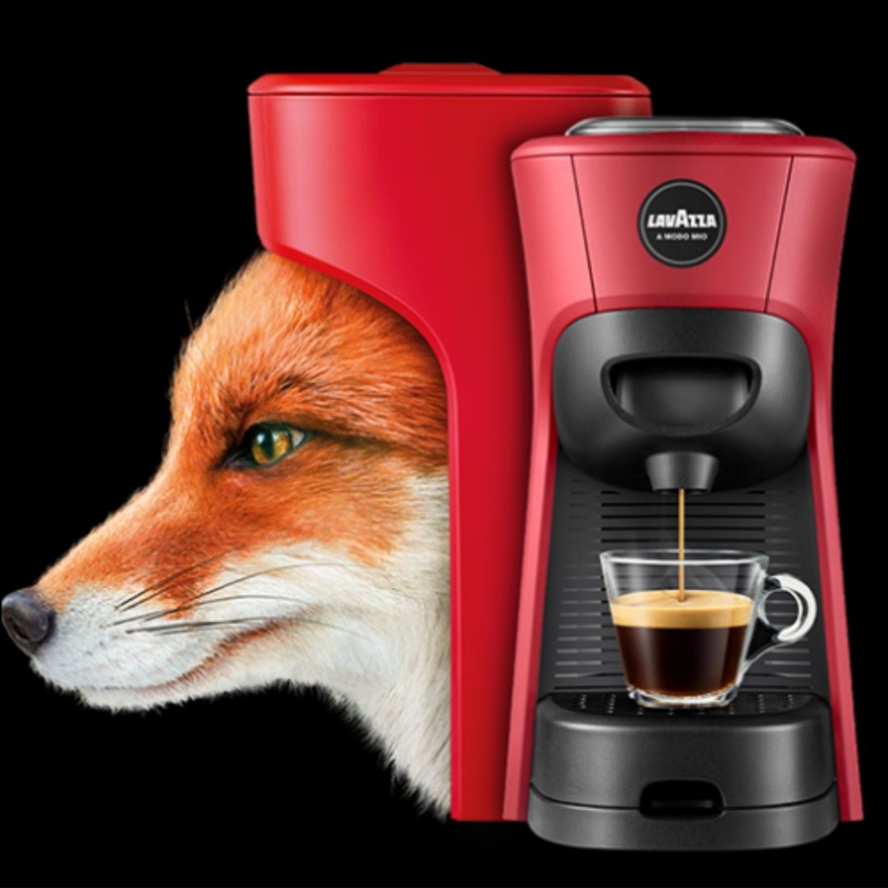 Immagine di MACCHINA DA CAFFE' A MODO MIO LAVAZZA TINY ECO RED