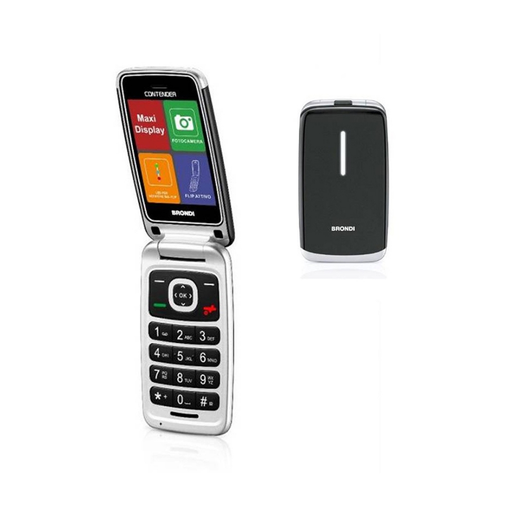 Immagine di CELLULARE BRONDI CONTENDER DUOS BLACK ITALIA