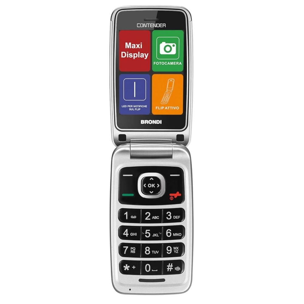 Immagine di CELLULARE BRONDI CONTENDER DUOS BLACK ITALIA