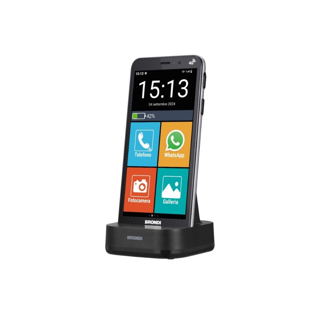 Immagine di CELLULARE BRONDI AMICO VERO 4G BLACK ITALIA