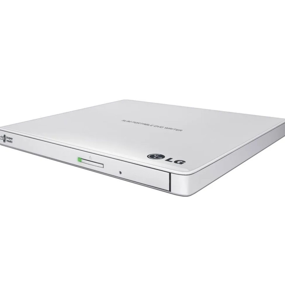 Immagine di MASTERIZZATORE DVD ESTERNO DL LG SLIM GP57EW40 WHITE