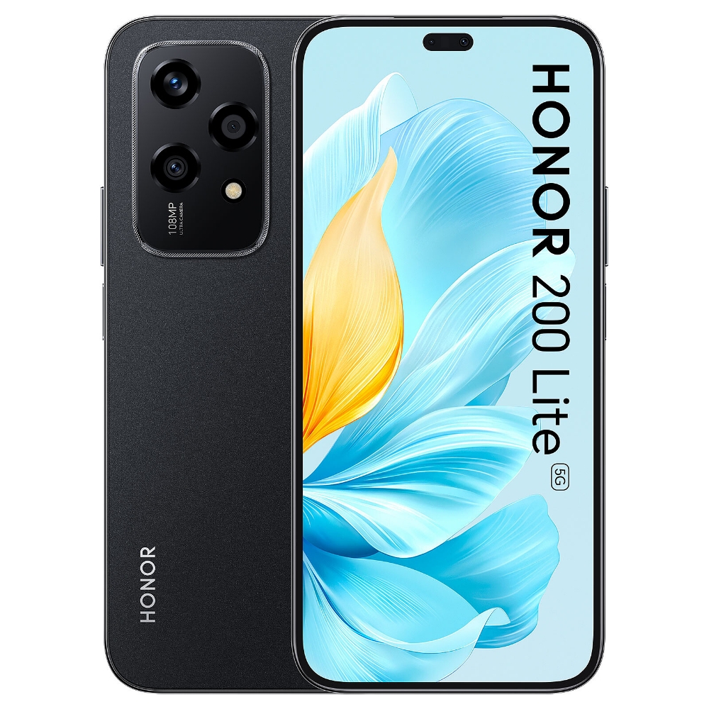Immagine di SMARTPHONE HONOR 200 LITE 5G 8+256 BLACK WINDTRE