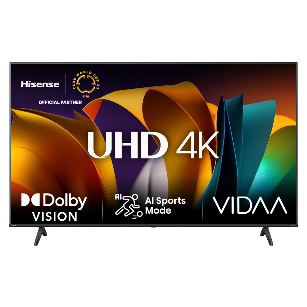 Immagine di TV LED 55" HISENSE 4K 55A6N SMART TV ITALIA BLACK